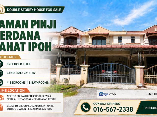 House for sale in Perak, Tanjong Ipoh