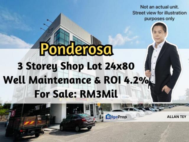 Shop for sale in Ponderosa Villa, Johor Bahru