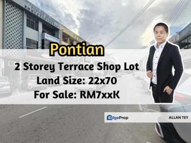 Shop for sale in Pontian, Johor