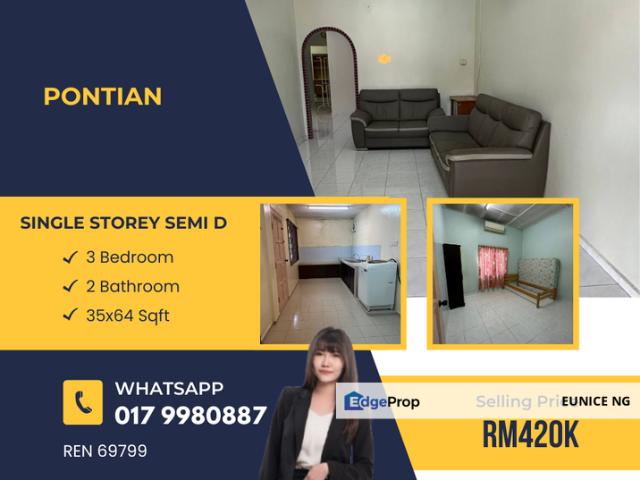 House for sale in Pontian, Johor