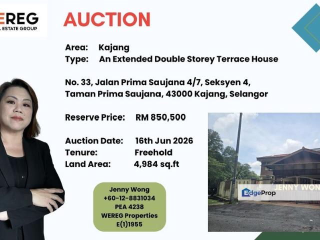 House for sale in Kajang, Langat