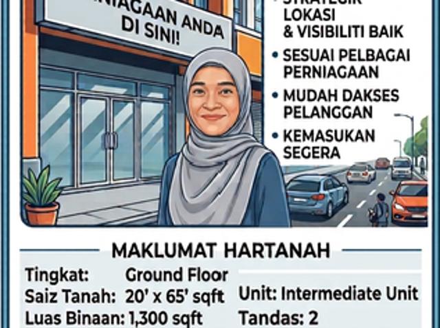 Shop for rent in Petaling, Subang Jaya