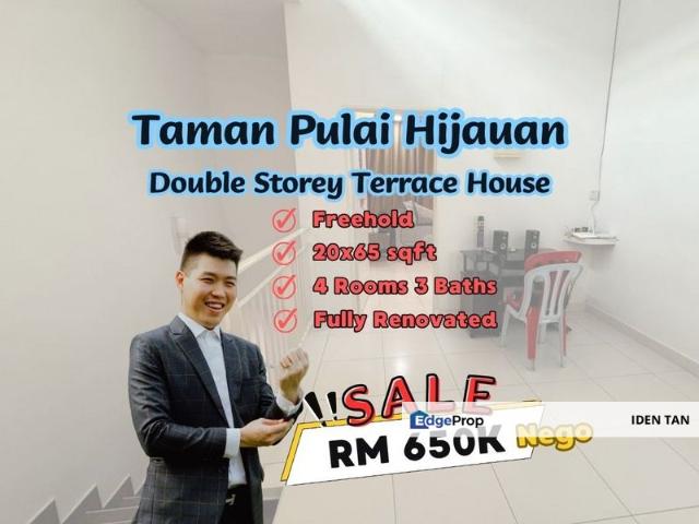House for sale in Taman Pulai Hijauan, Iskandar Puteri