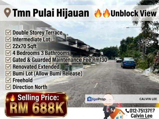 House for sale in Taman Pulai Hijauan, Iskandar Puteri