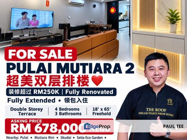 House for sale in Taman Pulai Mutiara 2, Iskandar Puteri