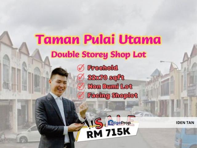 Shop for sale in Taman Pulai Utama, Iskandar Puteri