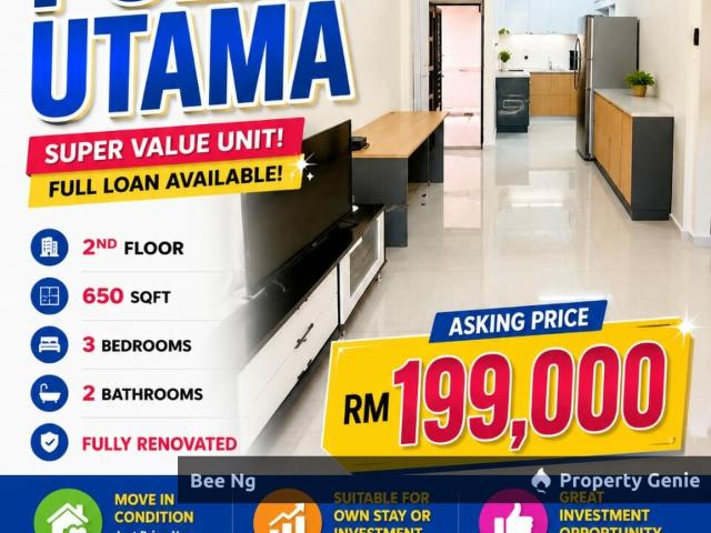 Flat for sale in Taman Pulai Utama, Iskandar Puteri