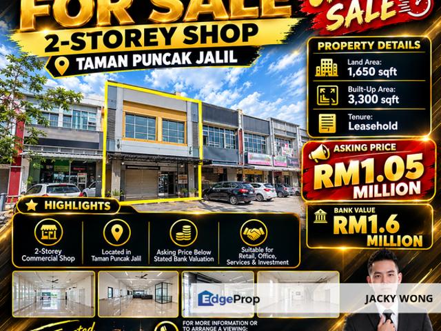 Shop for sale in Puncak Jalil, Majlis Bandaraya Subang Jaya