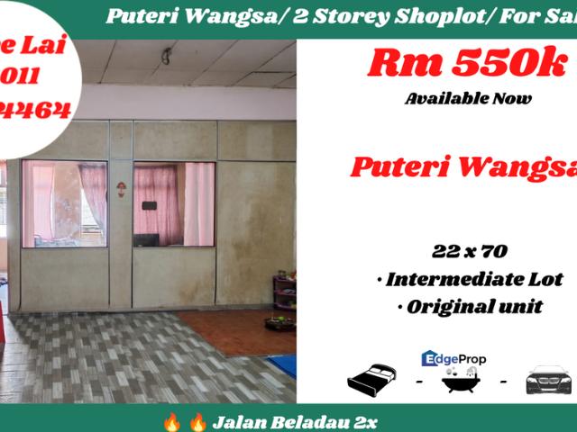 Shop for sale in Taman Puteri Wangsa, Ulu Tiram