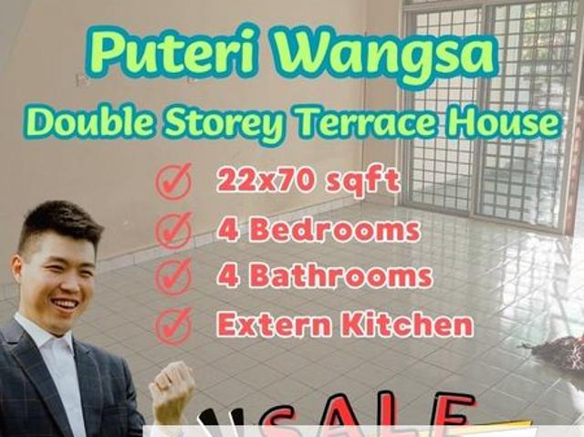 House for sale in Taman Puteri Wangsa, Ulu Tiram