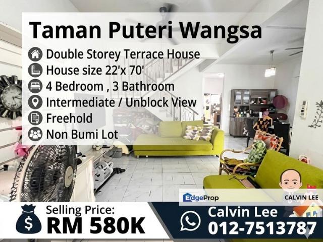 House for sale in Taman Puteri Wangsa, Ulu Tiram