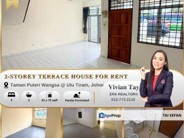 House for rent in Ulu Tiram, Johor