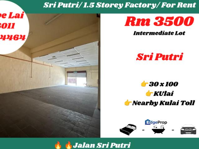 Warehouse for rent in Johor