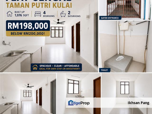 Flat for sale in Kulai, Johor