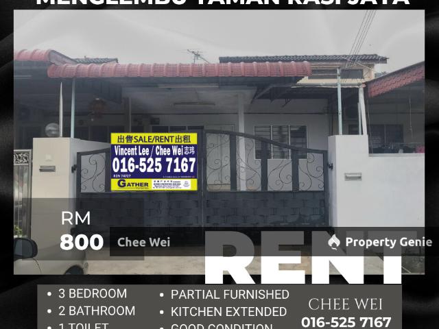 Terraced House for rent in Perak, Tanjong Ipoh