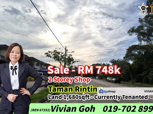 Shop for sale in Taman Rinting, Masai