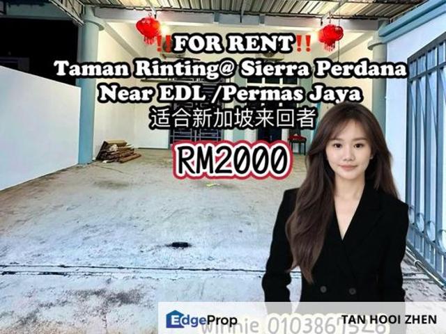 House for rent in Masai, Johor