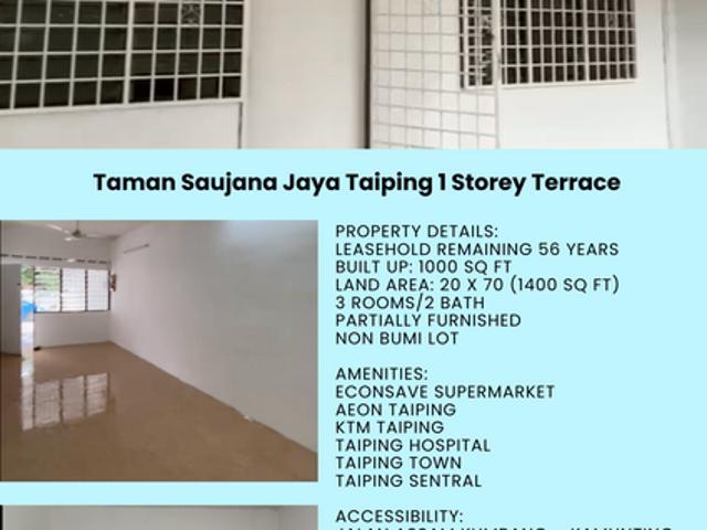 House for sale in Perak, Taiping