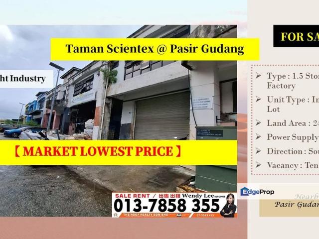 Warehouse for sale in Kediaman Kakitangan Daerah JKR Johor Bahru, Iskandar Puteri