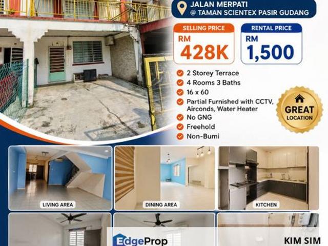 House for rent in Pasir Gudang, Johor