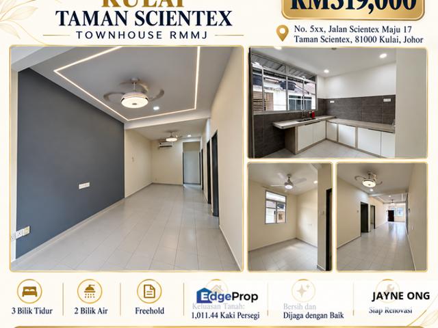 House for sale in Scientex Kulai, Kelapa Sawit