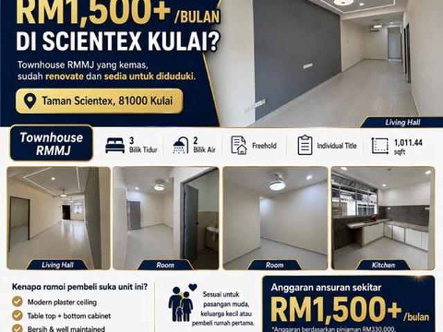 Townhouse for sale in Kulai, Johor