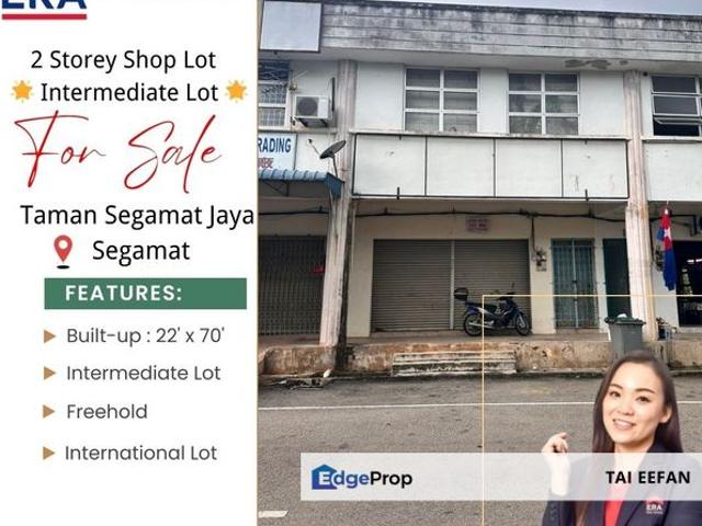 Shop for sale in Segamat, Johor