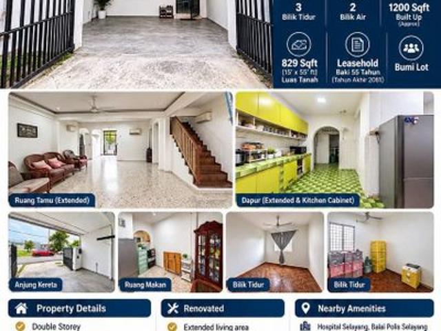 House for sale in Taman Selayang Utama, Majlis Perbandaran Selayang