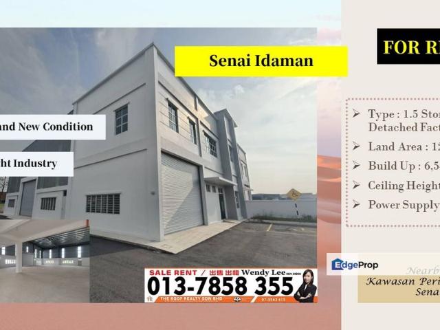 Warehouse for rent in Taman Desa Idaman, Seelong