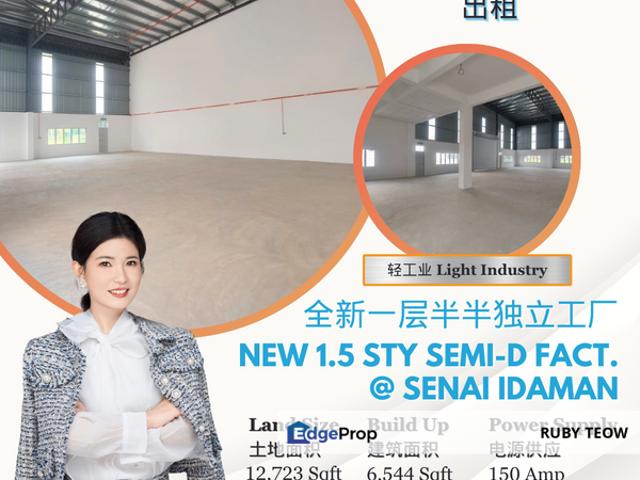 Warehouse for rent in Taman Desa Idaman, Seelong