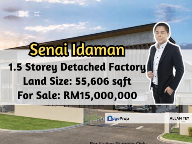 Warehouse for sale in Seelong, Johor