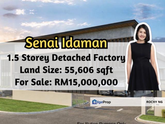 Warehouse for sale in Taman Desa Idaman, Seelong