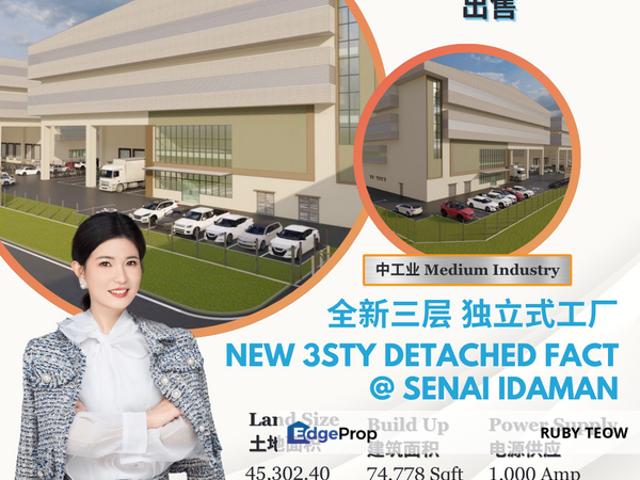 Warehouse for sale in Seelong, Johor