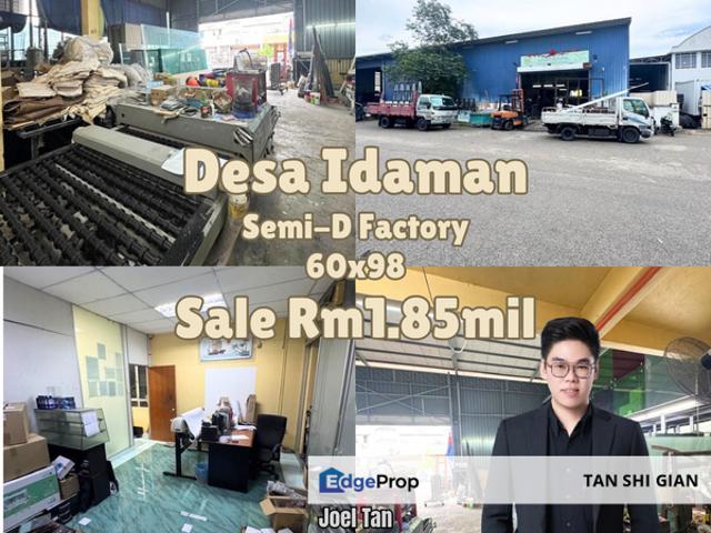 Warehouse for sale in Seelong, Johor