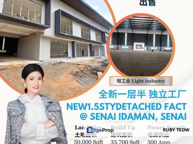 Warehouse for sale in Taman Desa Idaman, Seelong