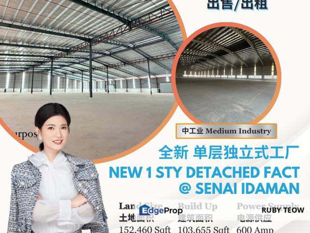 Warehouse for sale in Seelong, Johor