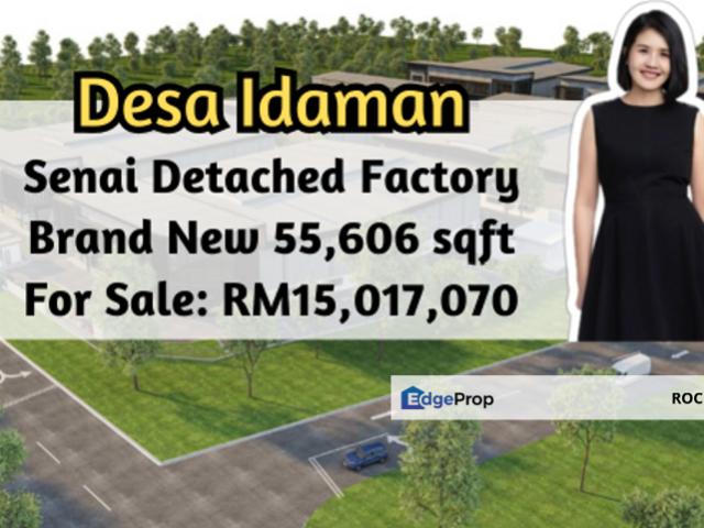 Warehouse for sale in Taman Desa Idaman, Seelong