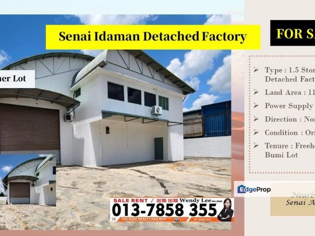 Warehouse for sale in Seelong, Johor