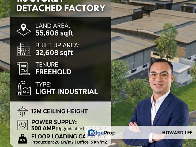 Warehouse for sale in Seelong, Johor