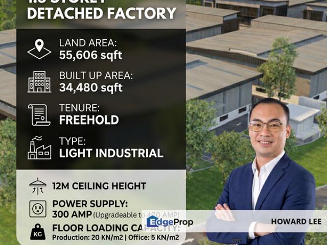 Warehouse for sale in Seelong, Johor