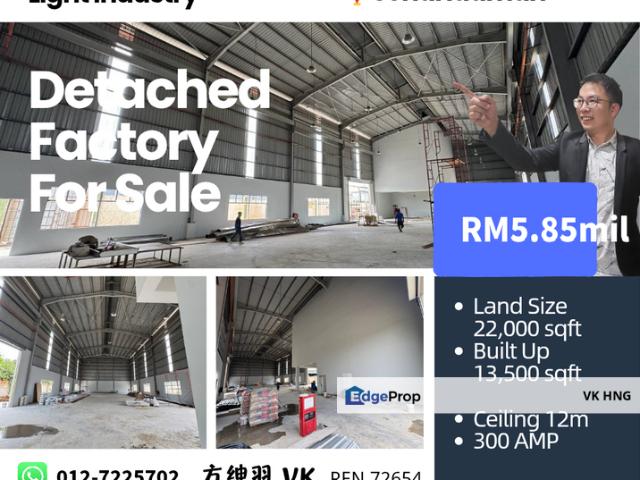 Warehouse for sale in Seelong, Johor