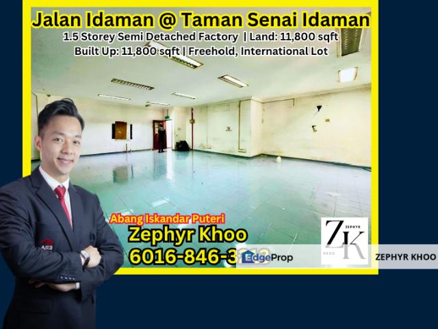 Warehouse for sale in Seelong, Johor