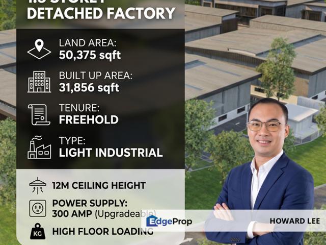 Warehouse for sale in Seelong, Johor