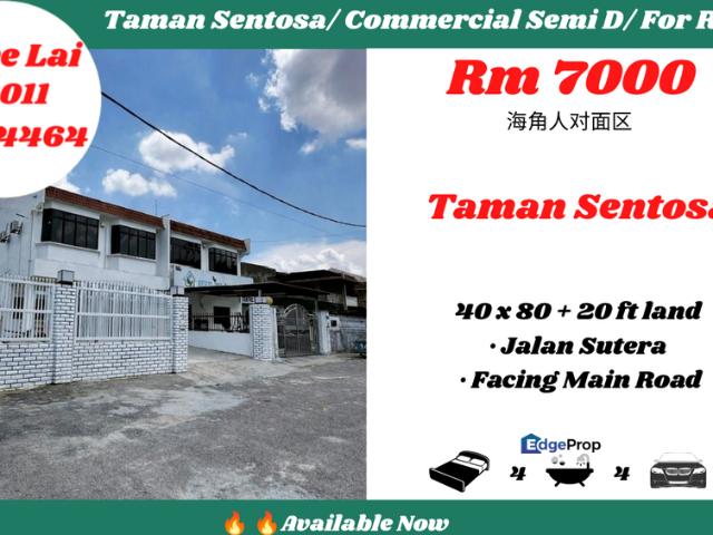 House for rent in Taman Sentosa, Johor Bahru