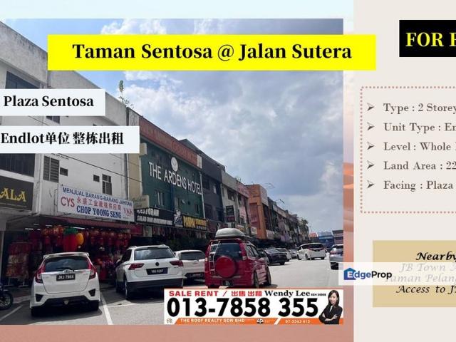 Shop for rent in Johore Bahru, Johor