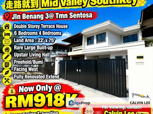 House for sale in Taman Sentosa, Johor Bahru