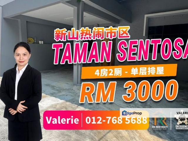 House for rent in Taman Sentosa, Johor Bahru