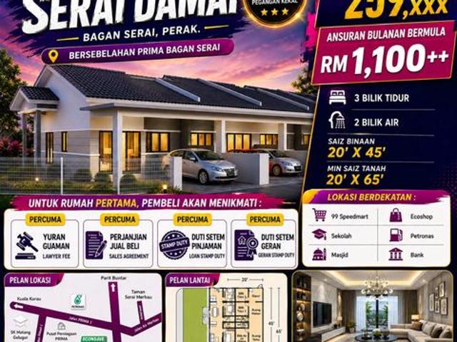 Terraced House for sale in Perak, Kerian