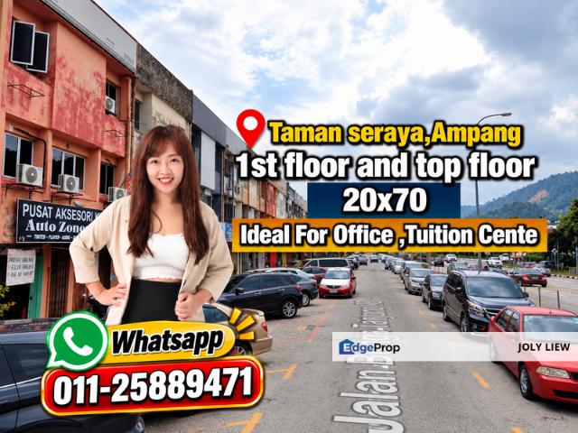 Shop for rent in Taman Seraya, Majlis Perbandaran Ampang Jaya