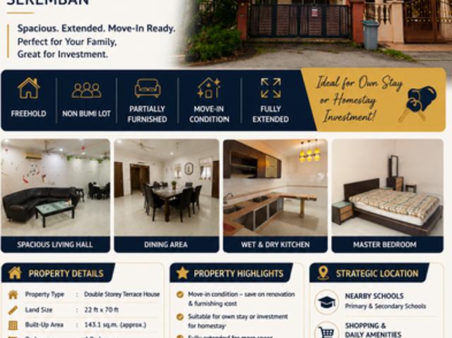 House for sale in Sendayan Village, Negeri Sembilan